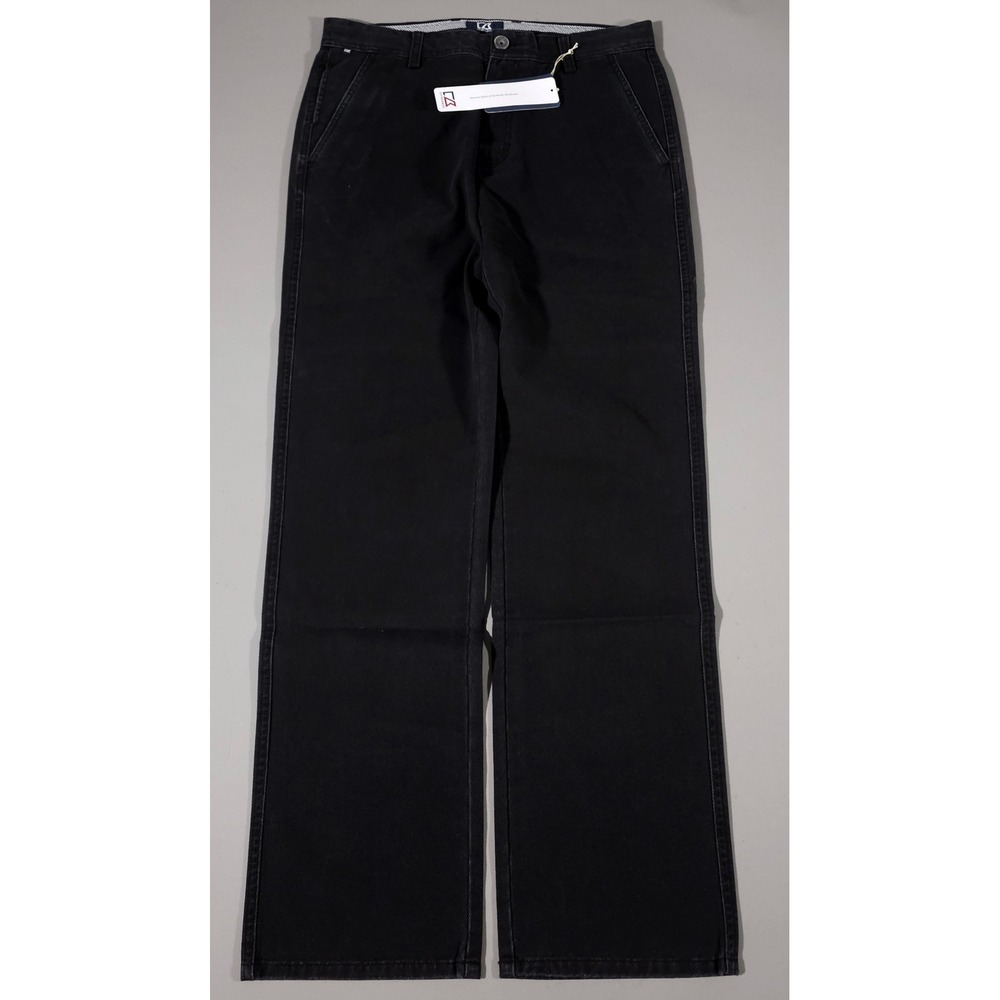 Cutter & Buck Chino Pants‎ Mens 32x34 Black Straight Leg Twill MCB00026 NEW